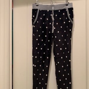 Fleece pajama bottoms